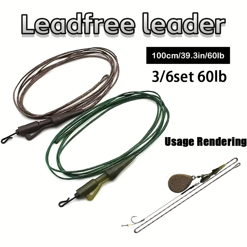 Monofilament Line - Línea de pesca de carpa, 3/6