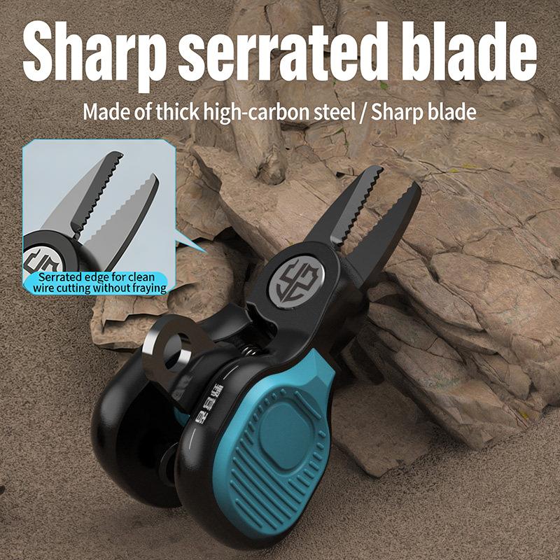 Fishing Line Cutter - Tijeras Portátiles de Acero Inoxidable para