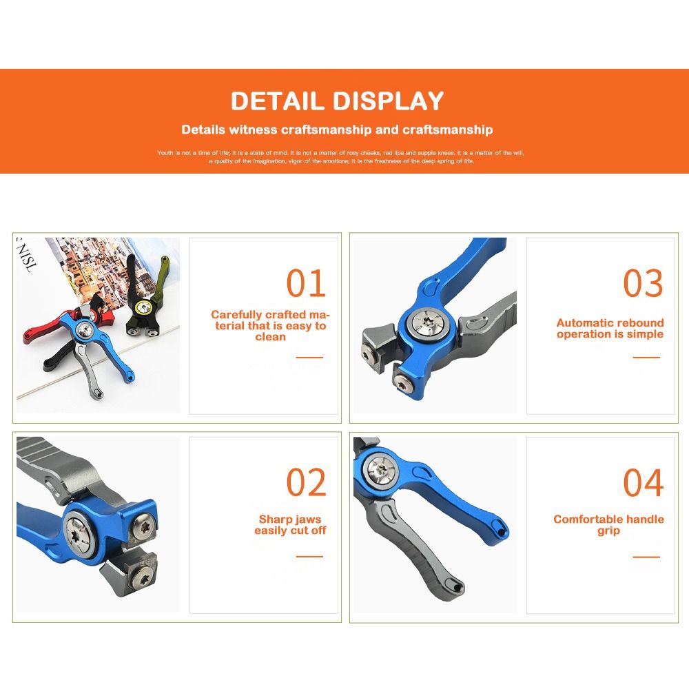 Alicates de pesca de aleación  - Fishing Line Cutter reseña y precio
